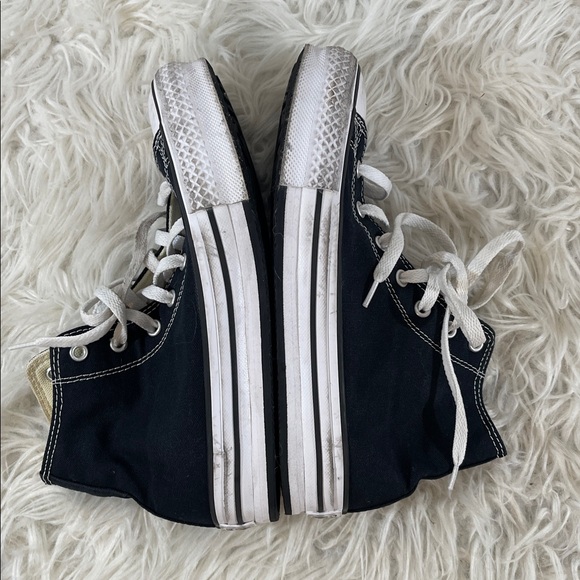 Converse Kids' Chuck Taylor All Star EVA Lift Shoes Black & White Size 5 - Picture 8 of 10